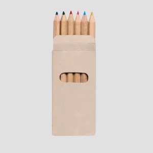 Crayons de couleur (boîte 6) – personnalisables