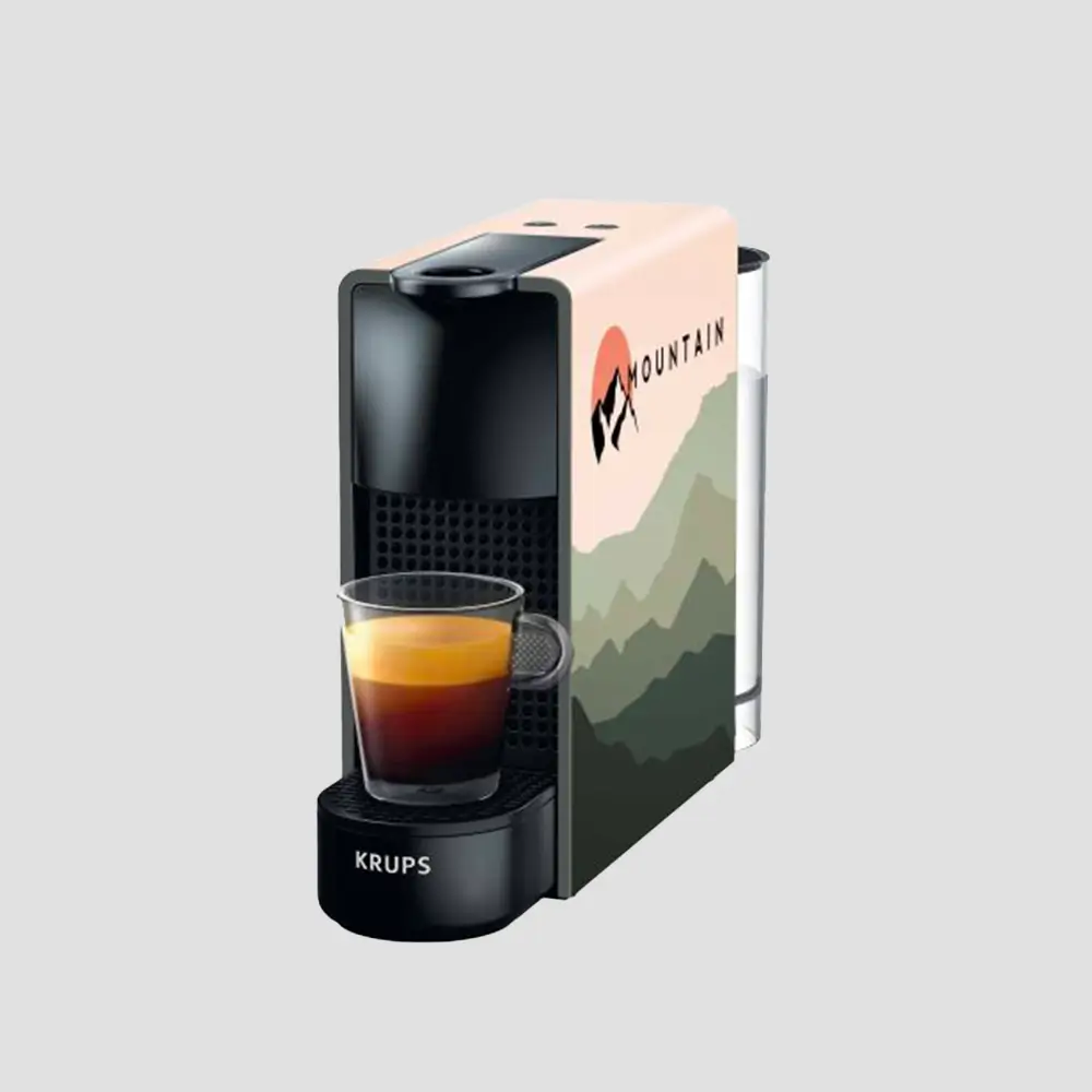 Machine Nespresso Krups Essenza Mini – personnalisable logo (gris)