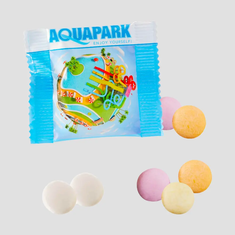 Mentos Duo – 2 bonbons en flowpack personnalisable