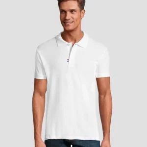 Polo coton blanc made in France – EXPRESS 72H