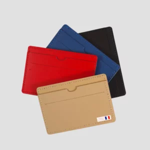 Porte-carte personnalisable en cuir régénéré