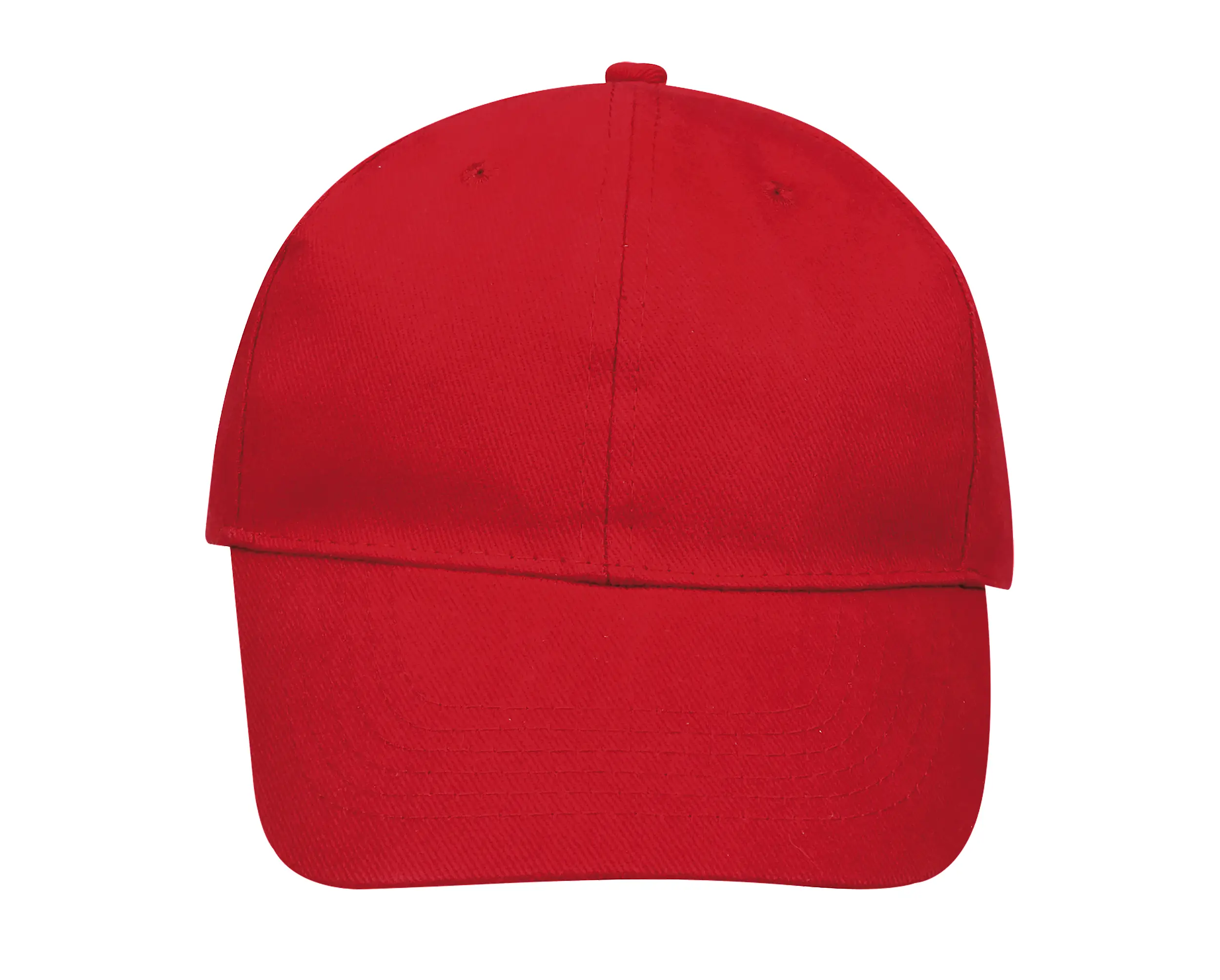 Casquette 6 panneaux coton brossé personnalisable