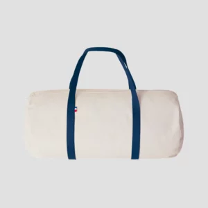 Sac polochon confection France – coton recyclé 250 g/m² (écru)