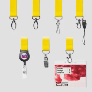 Tour de cou / lanyard 100 % sur mesure quadri