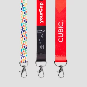 Tour de cou / lanyard 100 % sur mesure – fabrication Europe