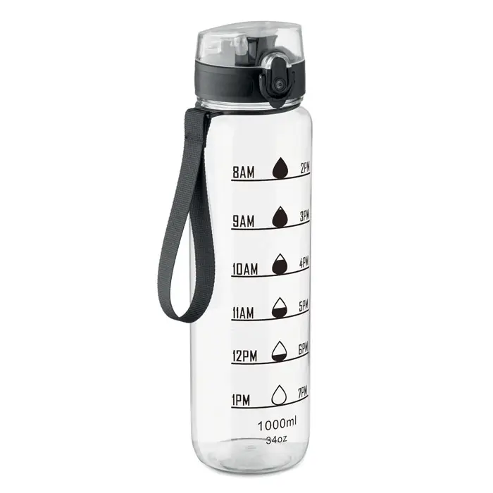 Gourde de sport grande capacité en plastique personnalisable