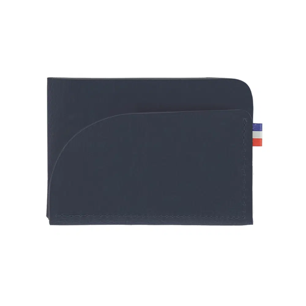 porte cartes personnalisé bleu marine