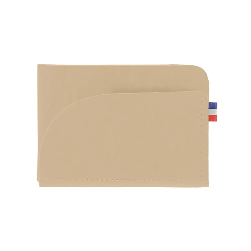 porte cartes personnalisé ecru