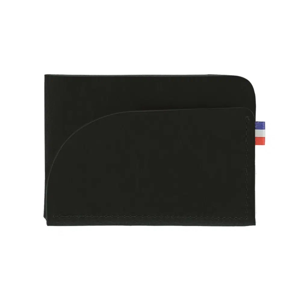 porte cartes personnalisé noir