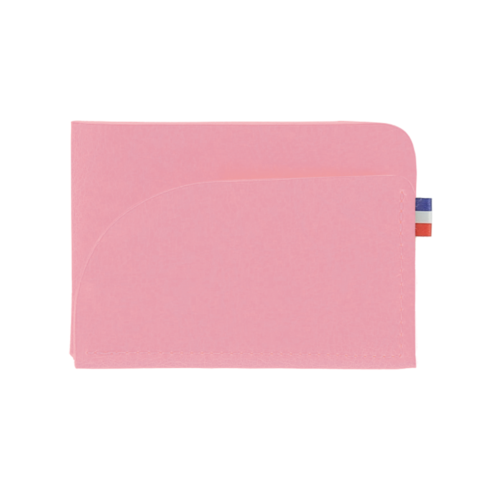 porte cartes personnalisé rose