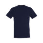T-shirt coton unisexe couleurs made in France express 72h bleu marine sur fond blanc