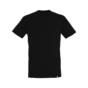 T-shirt coton unisexe couleurs made in France express 72h noir sur fond blanc