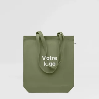 sac coton 270g couleur sur fond gris