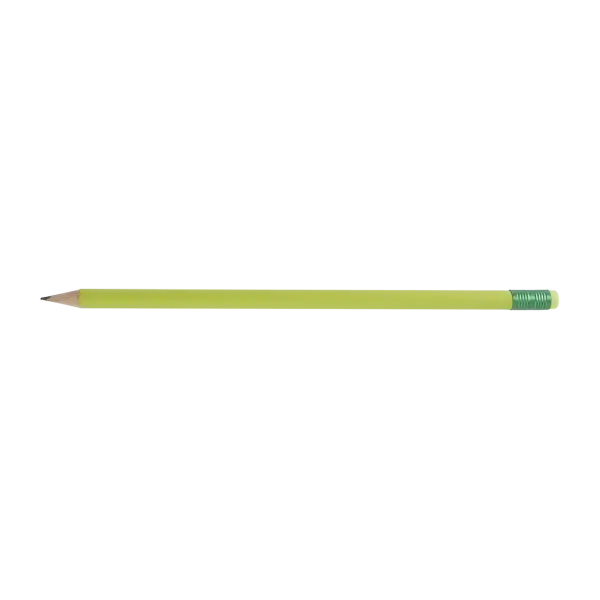 Crayon de papier bois coloré bout gomme fabrication France