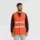 Gilet de sécurité adulte polyester standard - Orange fluorescent