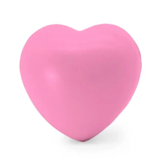 Cœur anti-stress rose