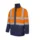 Parka 4-en-1 haute visibilité bicolore 190g polyester - Orange