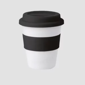 Gobelet PP 350 ml avec couvercle silicone