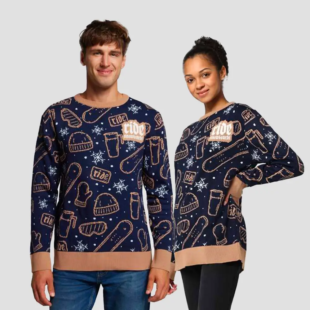 Pull de Noël tricoté 100 % sur mesure