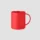 Tasse réutilisable PP 300 ml - Rouge