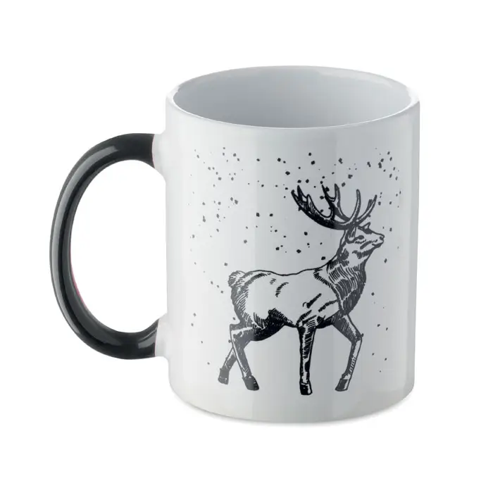 Mug de Noël céramique décor festif personnalisable