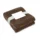 Plaid polaire personnalisable - Marron
