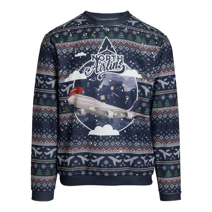 Pull de Noël sublimé 100 % sur mesure