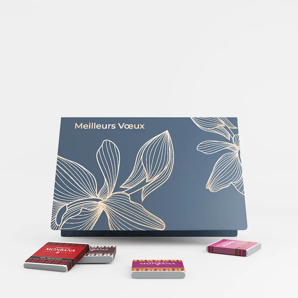 Carte d'invitation 8 chocolats Napolitains Monbana