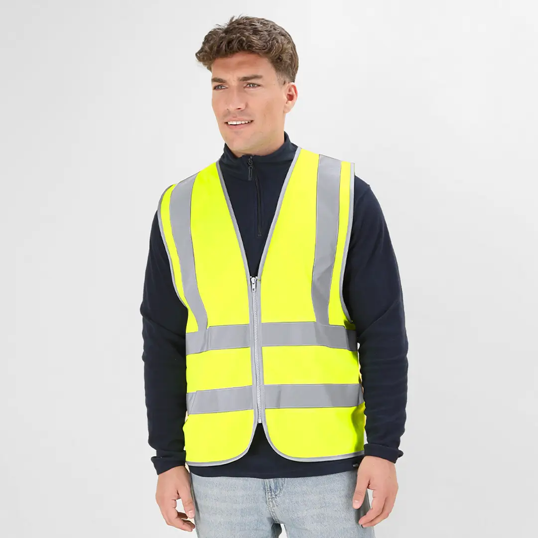 Gilet de sécurité adulte avec zip