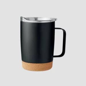 Gobelet isotherme 300 ml double paroi avec base liège – personnalisable