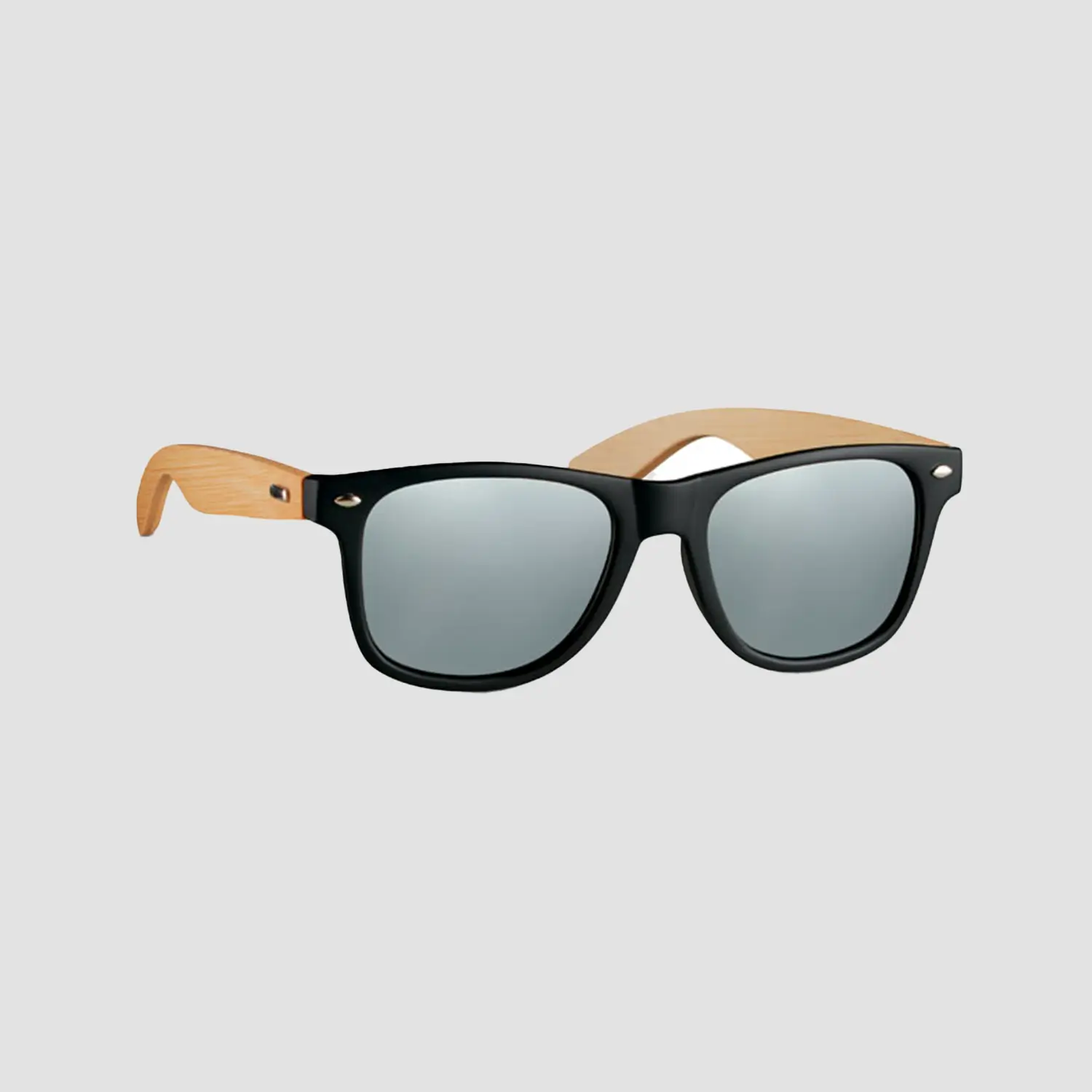 Lunettes de soleil branches bambou UV400 – personnalisables