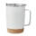 Gobelet isotherme 300 ml double paroi avec base liège – personnalisable - Blanc