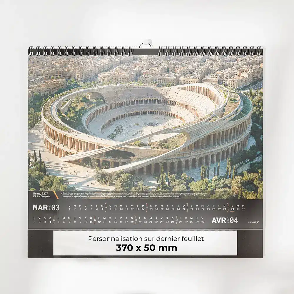 visuel feuillet 3 calendrier photo le monde en 2227 sur fond gris