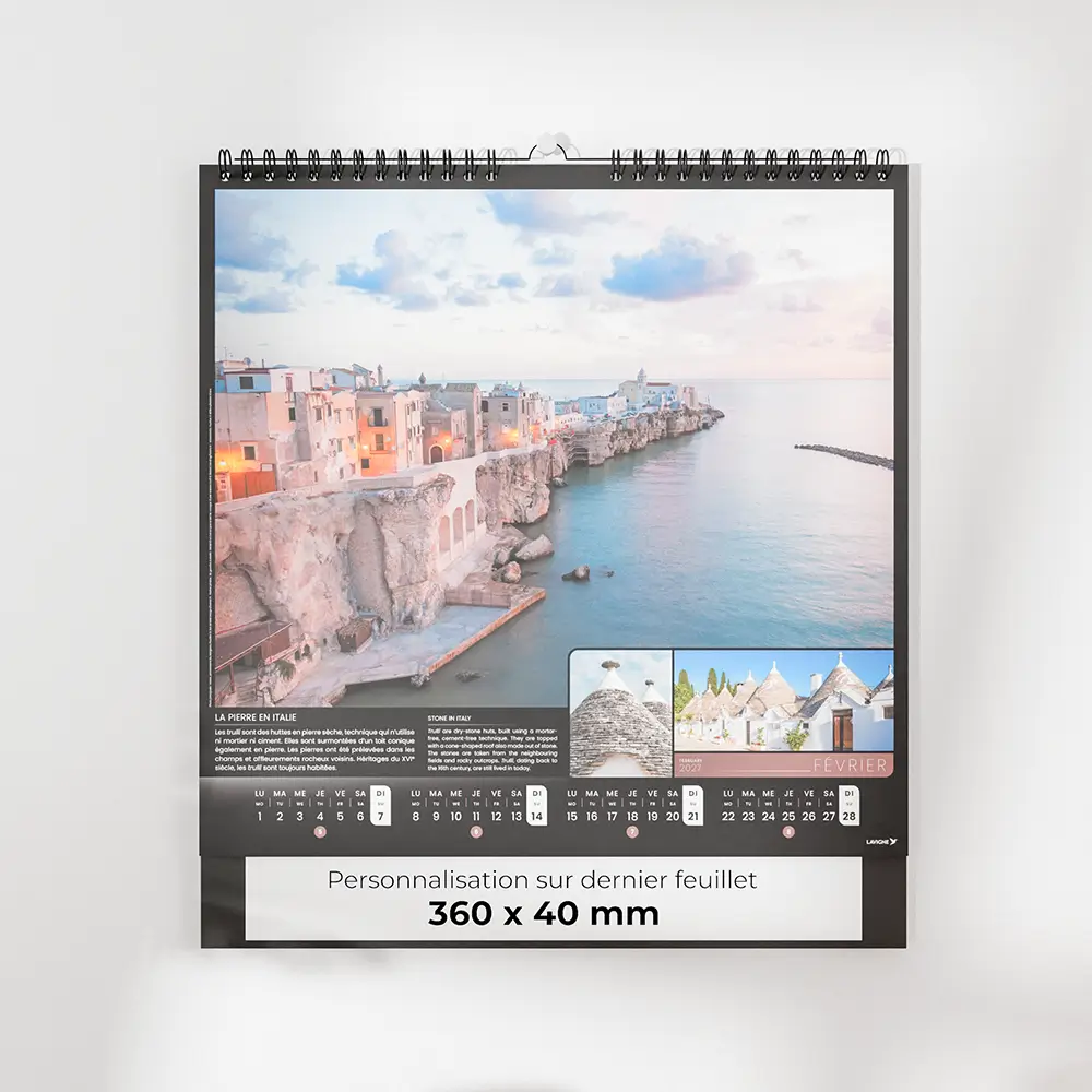 visuel feuillet 3 calendrier photo planete maison sur fond gris