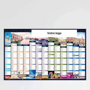 visuel recto calendrier cartonne maxi format celebrations sur fond gris