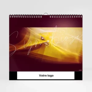 visuel couverture calendrier photo symbiose sur fond gris