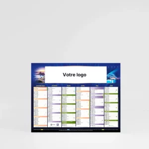 visuel recto mini calendrier cartonné celebrations sur fond gris