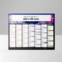 verso calendrier cartonne demi format celebrations sur fond gris