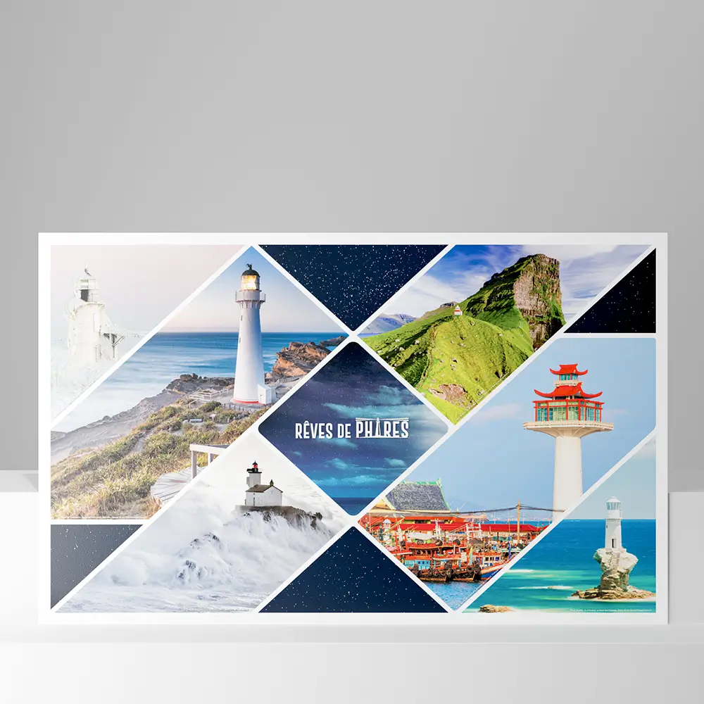 Calendrier cartonné maxi format Rêves de phares
