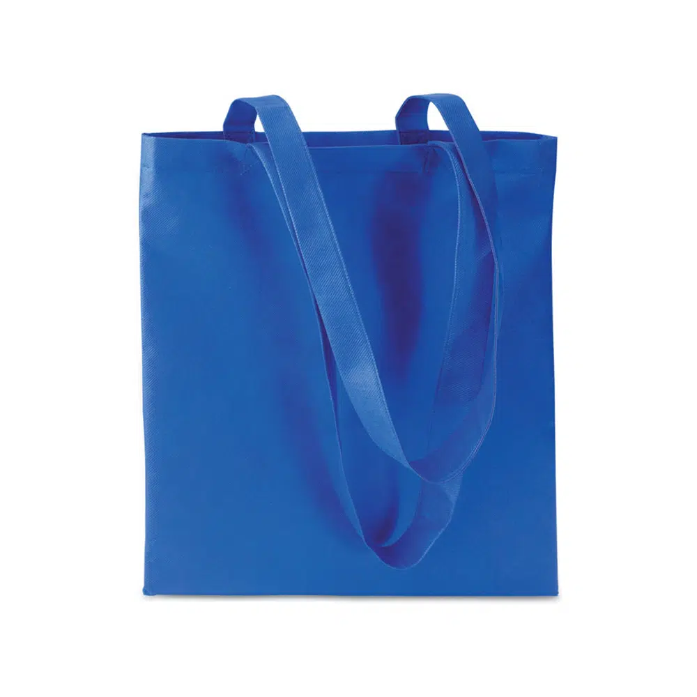 tote bag publicitaire economique bleu royal sur fond blanc