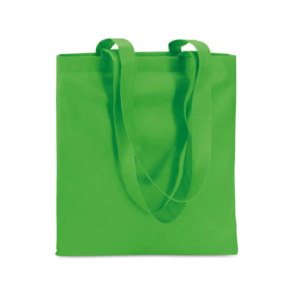 tote bag publicitaire economique vert clair sur fond blanc