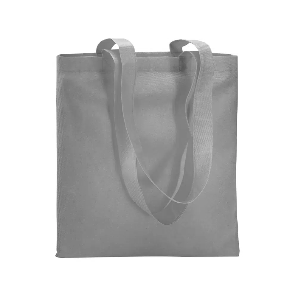 tote bag publicitaire economique gris sur fond blanc
