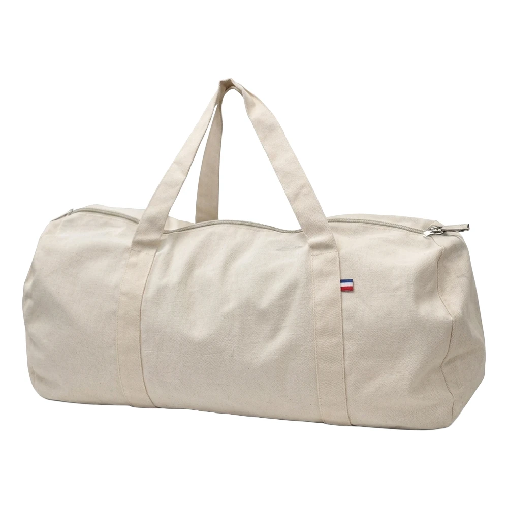 sac polochon france coton recycle 250g m2 ecru de bais