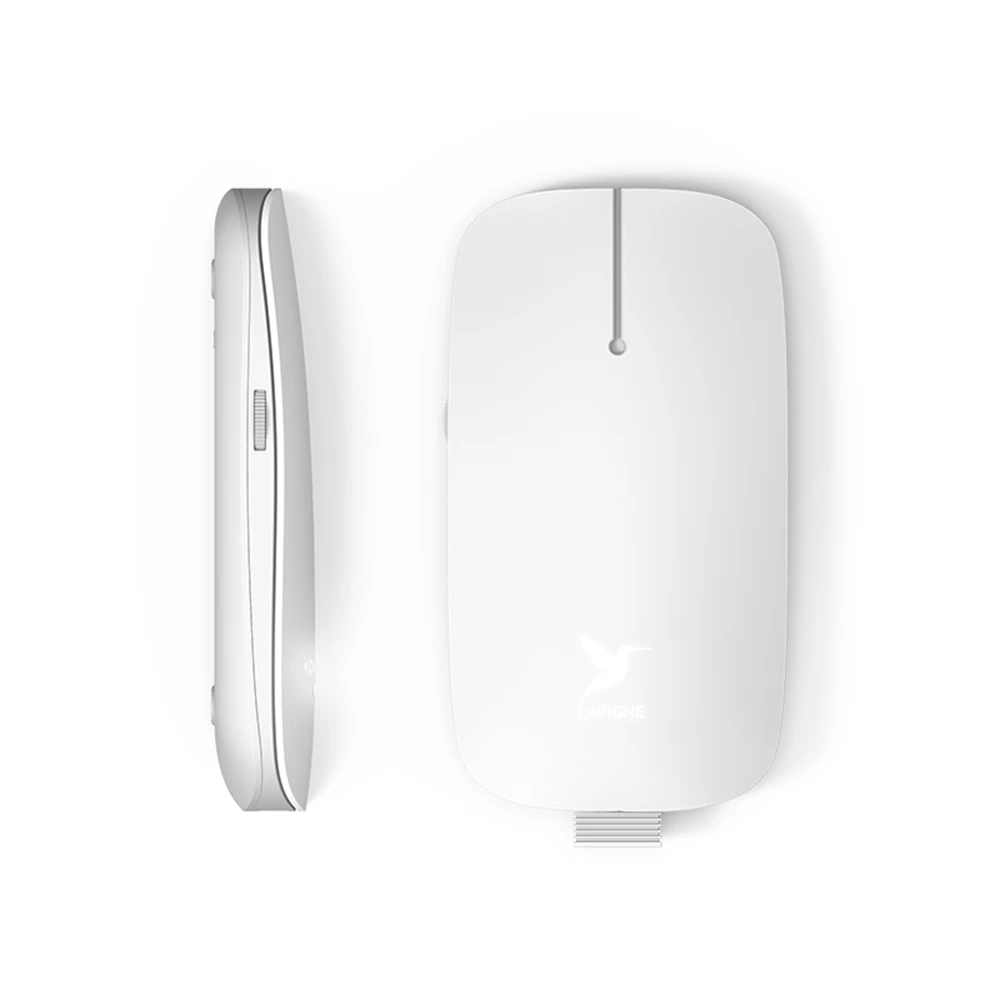 Souris sans fil personnalisable – Pokket (logo lumineux, garantie 2 ans)