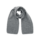 Écharpe microfibre économique – texture douce - Gris clair
