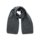 Écharpe microfibre économique – texture douce - Gris foncé