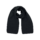 Écharpe microfibre économique – texture douce - Noir