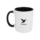 Mug céramique bicolore 330ml – EXPRESS 72H - Noir