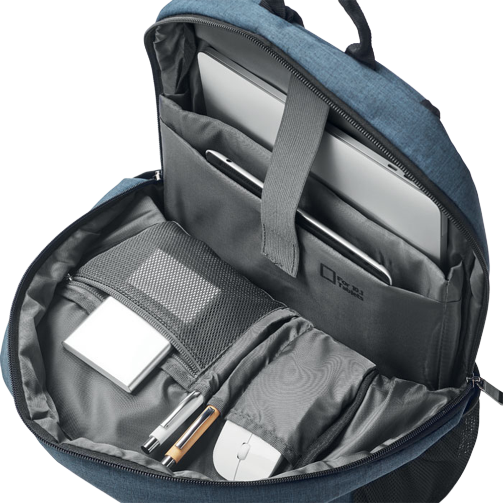 Sac à dos ordinateur 15″ 360D bicolore – personnalisable – Image 5