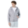 Sweat zippé capuche 280 g homme - SPIKE - Gris chiné